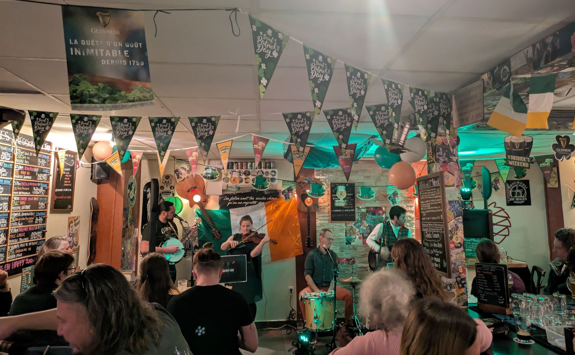 Concert irlandais celtique Saint Patrick